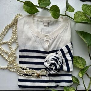 J.Crew Caryn Cardigan in Stripes